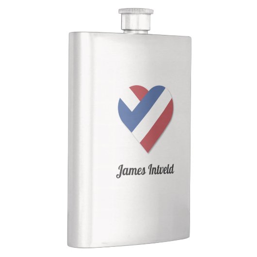 James Intveld with Netherlands Heart Flag フラスク (右)
