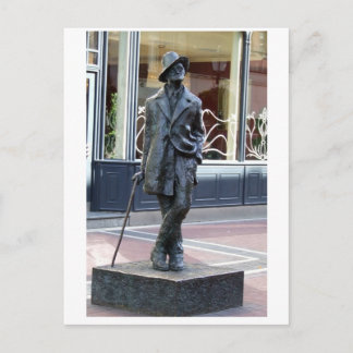 James Joyce、アイルランド作家像、ダブリン・アイルランド ポストカード