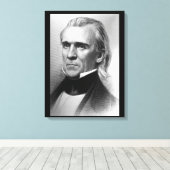 James K. Polk, c_America Growes_Image キャンバスプリント (インサイチュ (ウッドフロア))