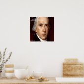 James Madision "Mistrust Power"引用文ポスター ポスター (キッチン)