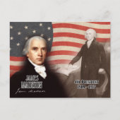 James Madison – アメリカ合衆国第4代大統領 ポストカード (正面)