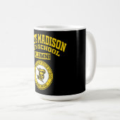 James Madison High School New York 同窓会マグカップ コーヒーマグカップ (正面右)