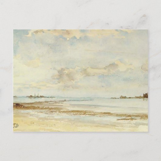 James McNeill Whistler:ブルーとオパールのノート ポストカード (正面)