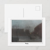 James McNeill Whistler #200-2 -ファインアートポストカ… ポストカード (正面/裏面)