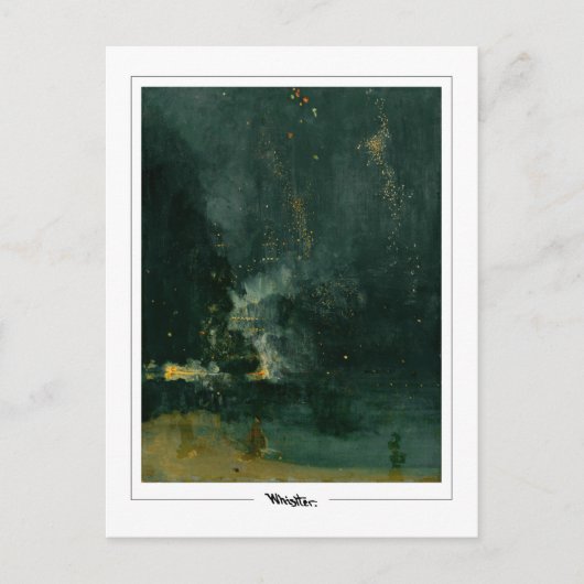 James McNeill Whistler #206-2 -ファインアートポストカ… ポストカード (正面)