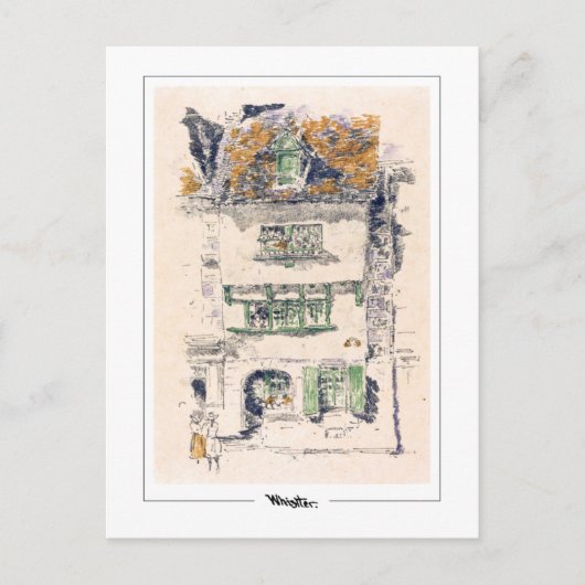 James McNeill Whistler #438-2 -ファインアートポストカ… ポストカード (正面)