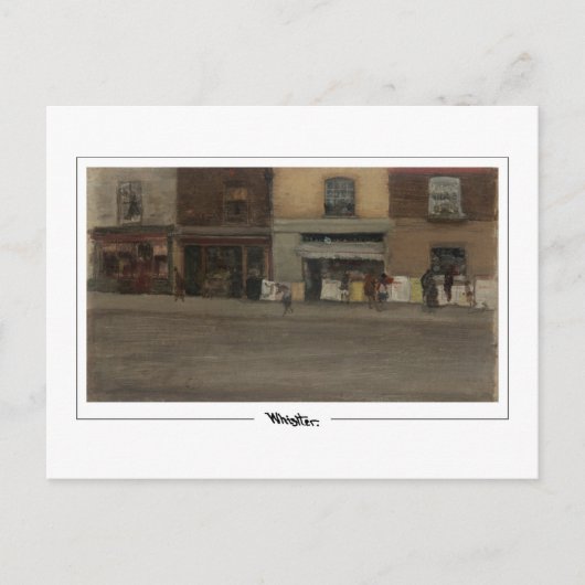 James McNeill Whistler #440-2 -ファインアートポストカ… ポストカード (正面)