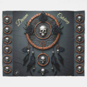 James Michael Millerによる毛布3/17/2024 フリースブランケット (正面(横))