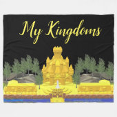 James Michael Millerによる毛布3/17/2024 フリースブランケット (正面(横))