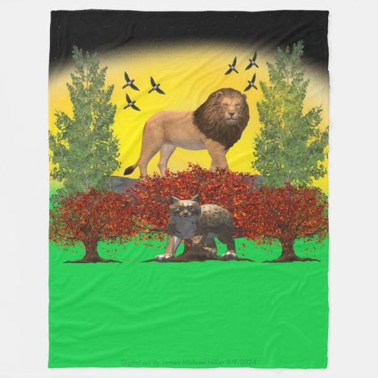 James Michael Millerによる毛布 フリースブランケット (正面)