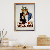 James Montgomery Flagによる米軍の一員としてほしい ポスター (キッチン)