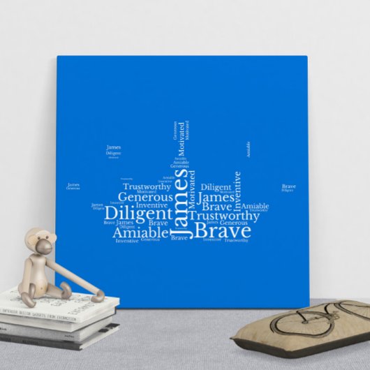 James Name Cloudカスタマイズ可能ポスター ポスター