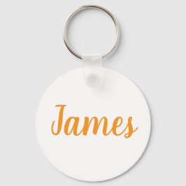 James name Metal ring keychain キーホルダー