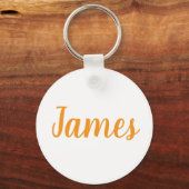 James name Metal ring keychain キーホルダー (正面)