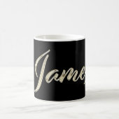 James Name whitegold Tasse Teetasse Kaffeetasse コーヒーマグカップ (中央)