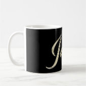 James Name whitegold Tasse Teetasse Kaffeetasse コーヒーマグカップ (左)