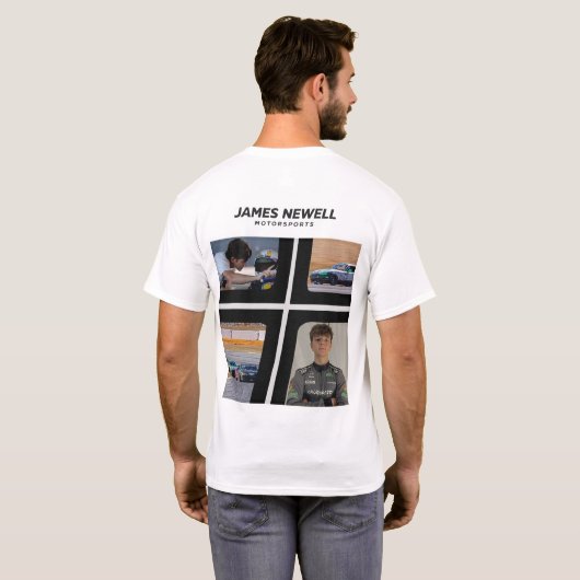 James Newell Motorsports Tシャツ (裏面フル)