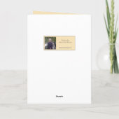 James Paul Brown Greeting Card「花」 カード (裏面)