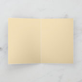 James Paul Brown Greeting Card「花」 カード (内部)