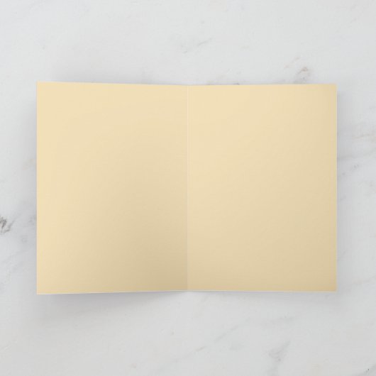 James Paul Brown Greeting Card「花」 カード (内部)