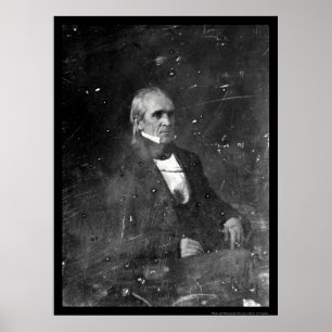 James Polk大統領の銀板写真1849年 ポスター