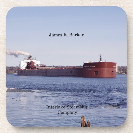 James R. Barkerセット6台の懸命プラスチック製コースター コースター (正面)