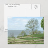 James River, Virginia, USA – はがき (正面/裏面)