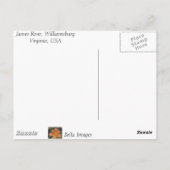 James River, Virginia, USA – はがき (裏面)