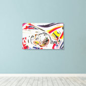 James Rosenquist - After Berlin V キャンバスプリント (インサイチュ (ウッドフロア))