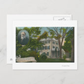 James Russell Lowell Homeの外部ビュー ポストカード (正面/裏面)