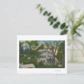 James Russell Lowell Homeの外部ビュー ポストカード (スタンド正面)