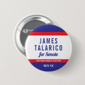 James Talarico 上院議員 缶バッジ (正面&裏面)