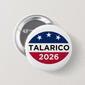 James Talarico 2026 キャンペーンバッジ 缶バッジ (正面&裏面)