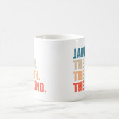 James The Man The Myth The Legend コーヒーマグカップ (中央)