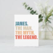 James The Man The Myth The Legend ポストカード (スタンド正面)