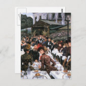 James Tissotによるアーティストの女性 ポストカード (正面/裏面)