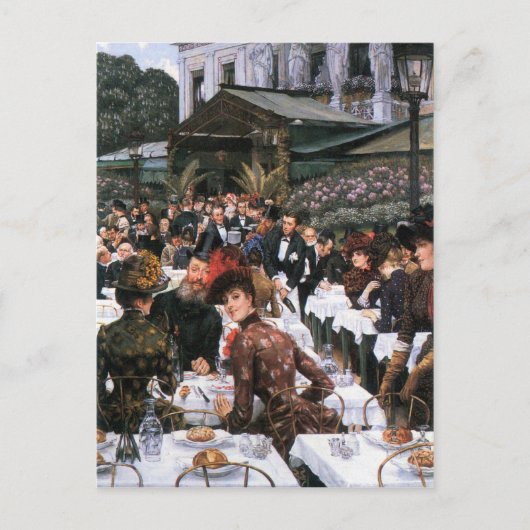 James Tissotによるアーティストの女性 ポストカード (正面)