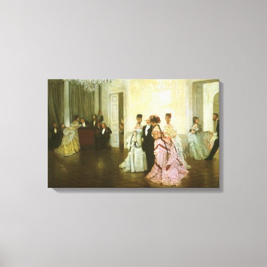 James Tissotによるヴィンテージアービクトリアント キャンバスプリント (正面)