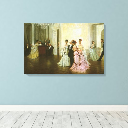 James Tissotによるヴィンテージアービクトリアント キャンバスプリント (インサイチュ (ウッドフロア))