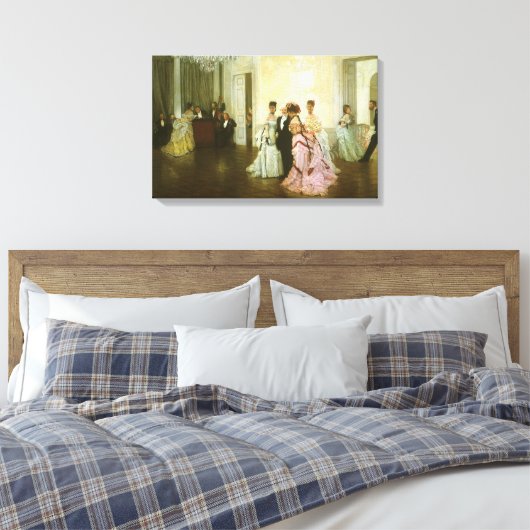 James Tissotによるヴィンテージアービクトリアント キャンバスプリント (インサイチュ (寝室))