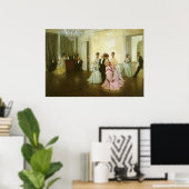 James Tissotによるヴィンテージアービクトリアント ポスター (ホームオフィス)