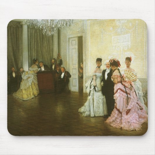 James Tissotによるヴィンテージアービクトリアント マウスパッド (正面)