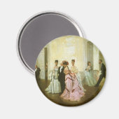 James Tissotによるヴィンテージアービクトリアント マグネット (正面/裏面)