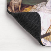 James TissotによるYoung Lady & Her Pet Pug in a Boat マウスパッド (コーナー)