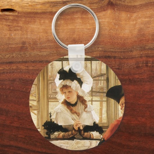 James Tissotの退屈な話、ヴィンテージファインアート キーホルダー (正面)