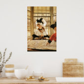 James Tissotの退屈な話、ヴィンテージファインアート ポスター (キッチン)