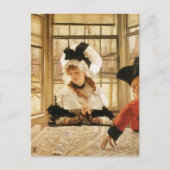 James Tissotの退屈な話、ヴィンテージファインアート ポストカード (正面)