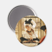 James Tissotの退屈な話、ヴィンテージファインアート マグネット (正面/裏面)