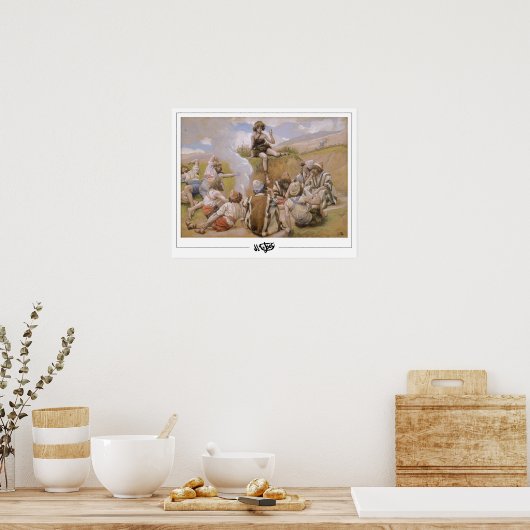 James Tissot Fine Art #724 ポスター (キッチン)