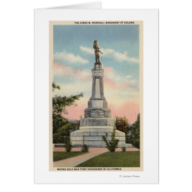 James W. Marshallモニュメントビュー# 1 (正面)